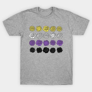 Non-Binary Flower Flag T-Shirt